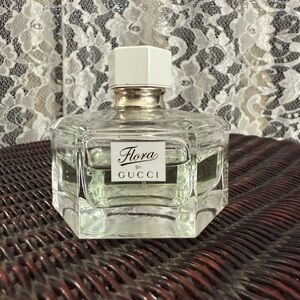 Flora by Gucci Perfume Bottle 2.5 oz mostly full